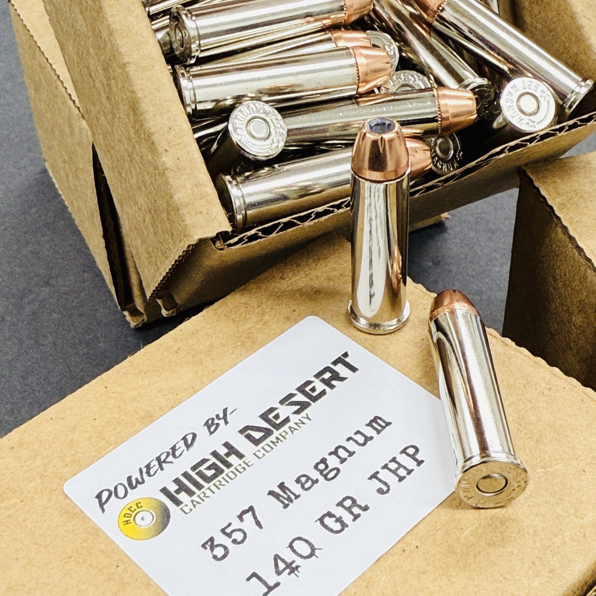 357 Magnum – 140 gr JHP – 50 Rounds – High Desert Cartridge Company